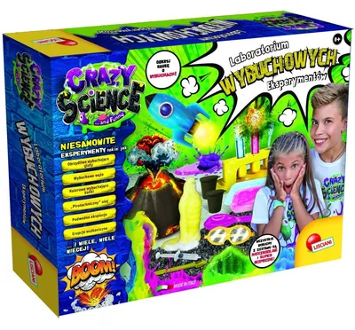 Obrázok produktu pre Liściani Crazy Science Laboratorium wybuchowych eksperymentów  304-PL68661