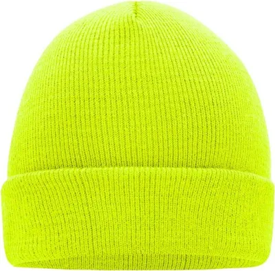 Produktbild von Klassische Strickmütze in vielen Farben bright-yellow, Gr. one size