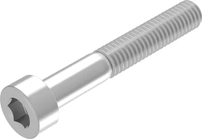 Produktbild von SECCARO Zylinderschraube M6 x 40 mm, Edelstahl V2A VA A2, DIN 912 / ISO 4762, Innensechskant, Teilgewinde, 20 Stück