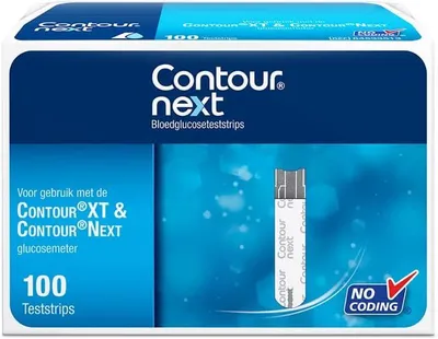 Produktbild von Sicherheitstechnik-Zubehör Contour Next Teststreifen 100 Stück