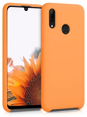 Produktbild von kwmobile Handyhülle für Huawei P Smart (2019) Hülle - Case Silikon - Kabelloses Laden - Schutzhülle Cover in Fruity Orange