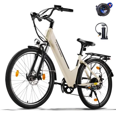 Produktbild von A32 Elektrofahrrad für Erwachsene für den Stadtverkehr,25km/h， 250W, 48V 10,4Ah, max. 150 kg Zuladung, IPX4, bis zu 60 km Reichweite