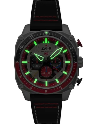 Image de AVI-8 - AV-4100-03 - Montre-bracelet - Homme - Quartz - HAWKER HUNTER DUAL TIME