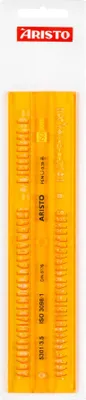 Produktbild von Aristo Schriftschablone gerade 3,5 mm, ISO 3098-1/DIN 6776, H-Profil, Typ B