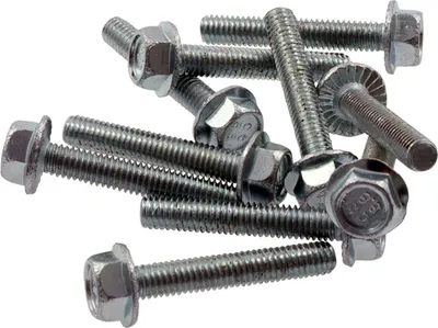 Produktbild von 10x Schraube M6x35 Sechskantschrauben M6 mit Flansch und Vollgewinde 35mm