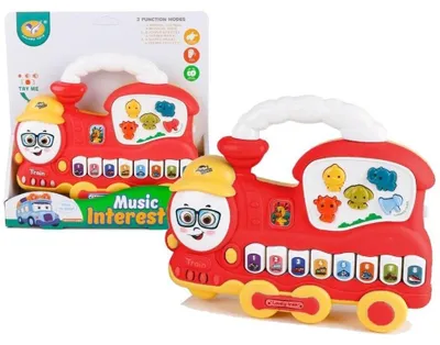 Obrázek produktu pro Interaktivní Pianinko Lokomotiva Zvuk Zvířátka