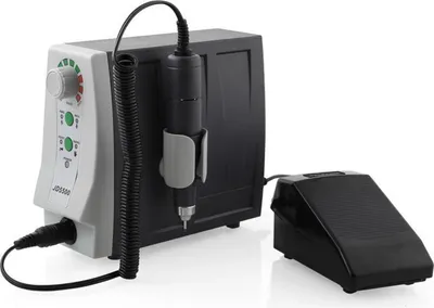 Image de JSDA JD5500, Fraise à ongles professionnelle 35000 t/min avec pédale pour les salons de manucure, pas de vibration, pas de bruit