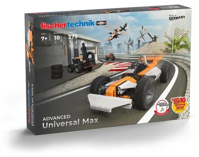 Produktbild von Konstruktionsspielzeug Bauset Technik-Baukasten - 10 Modelle - Ab 7 Jahren - Gebaut in Deutschland