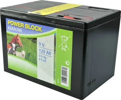 Zdjęcie produktu dla Bateria alkaliczna do elektryzatora, 9 V, 120 Ah, Kerbl