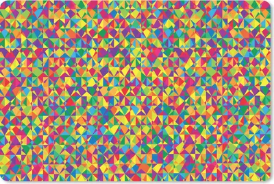 Produktbild von MuchoWow® Schreibtischunterlage Muster - Farben - Regenbogen - Abstrakt 60x40 cm - XXL Mauspad - Großes Mauspad