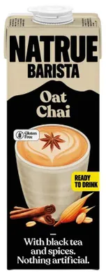 Produktbild von Natrue Barista | Hafer Chai Getränk - Glutenfrei - Pflanzlich - Chai-geschmack - 1l