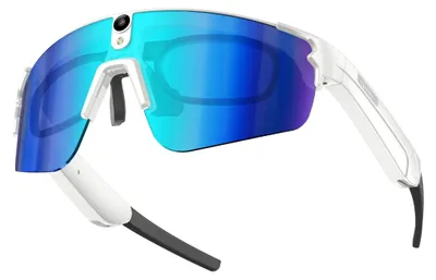 Image de INF Lunettes intelligentes AI 8MP avec stabilisation gyroscope à six billes, WiFi+Bluetooth, charge magnétique, compatible avec Android 6.0+ et compatible avec iOS 10.0+