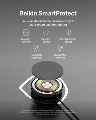 Image de Chargeur sans fil - BELKIN - USB-C - 15 W - Noir