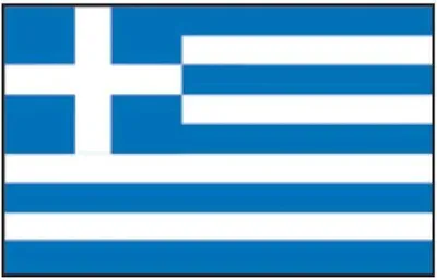 Produktbild von Lalizas Griechische Flagge Weiß,Blau 100 x 150 cm Weiß,Blau 100 x 150 cm