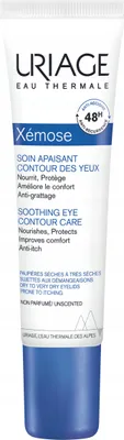 A tube of Uriage Xémose Soothing Eye Contour Care.