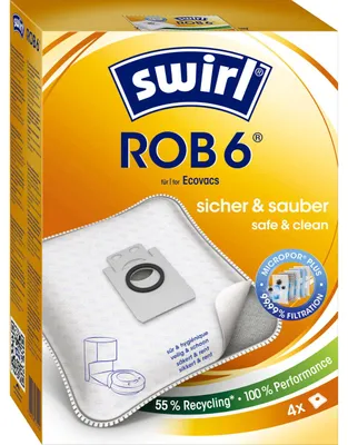 Produktbild von Swirl 231294, Staubbeutel, Weiß, Box, 166 mm, 241 mm, 74 mm