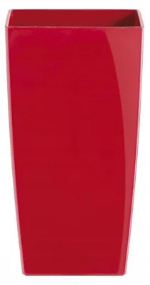 Produktbild von Elho Milano Diamond Übertopf Lovely Red Quadratisch 15x15x29 cm