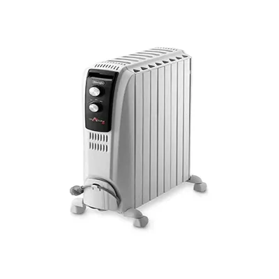 Produktbild von De’Longhi Dragon4 TRD4 0820, Heizkörper, Flur, Schwarz, Edelstahl, 2000 W, 900 W, 60 m³