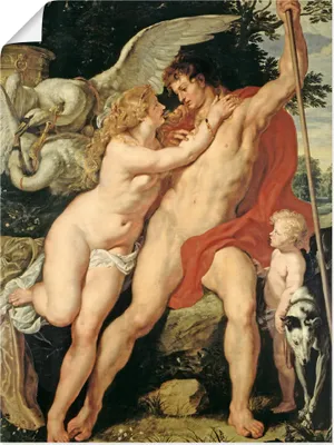 Produktbild von ARTland Poster Venus und Adonis. Um 1610 Größe: 90x120 cm