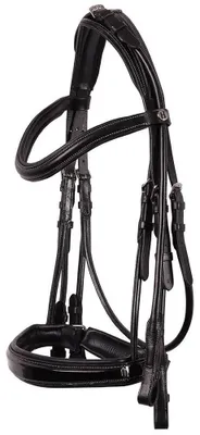 Zdjęcie produktu dla Harry's Horse Grand Prix Double Snaffle Black Full Black Full