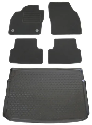 Produktbild von Gummi-Kofferraumwanne + Fußmatten Set für Seat Arona KJ, Bj. 11/2017-