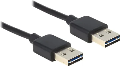 Image de DELOCK USB Kabel A -> A St/St 1.00m sw Easy USB