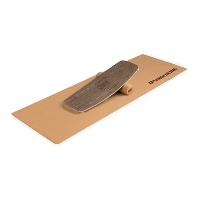 Obrázok produktu pre BoarderKING Balance Board Set - drevená balančná doska s valčekom a podložkou