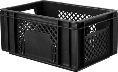 Produktbild von Fastrider Bicycle Crate 5l Korb Schwarz  Schwarz One Size