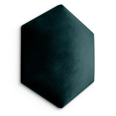 Obrázok produktu pre Muralo Čalúnený panel HEXAGON WALL PILLOWS nástenný vankúš posteľ čelo nástenný panel tyrkysová 30 cm x 26 cm