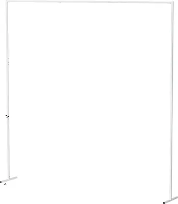 Image de Arche de mariage métallique blanche 3 x 3 m – Arche de mariage pour cérémonies, fêtes et jardins – Décoration pour fleurs et guirlandes lumineuses