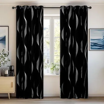 Produktbild von Schattenscheiben - Moderne Design - Set aus 2 - Polyester - 117 x 229 cm
