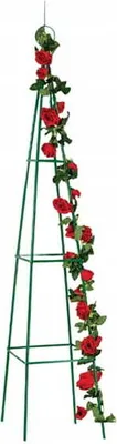 Produktbild von Kletterpflanzenstütze 40x200cm Metall Gartenständer grün