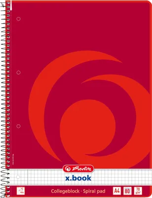 Immagine prodotto di Herlitz Collegeblock A4 80 Bl kar Rand links