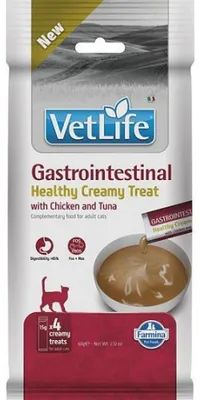 Produktbild von Farmina Vet Life Cat Gastrointestinal Creamy Treat With Chicken & Tuna 60Gr