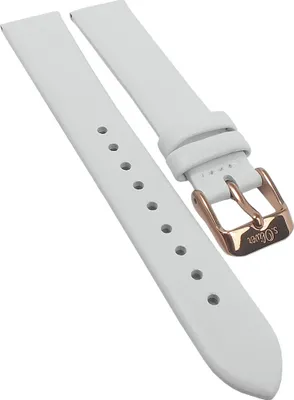 Produktbild von s.Oliver | Uhrenarmband 16mm weiß Kunstleder glatt | SO-3703-LQ