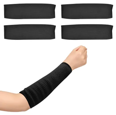 Produktbild von 4 Paar Armschützer, Unterarmbandagen, Unterarmprotektoren, hitzebeständige Armschutzärmel, für Männer und Frauen, geeignet zum Kochen und Gärtnern, auch für dünne Haut und Abschürfungen.