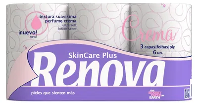 Image de FORNOR RENOVA 67125 - Papier toilette parfumé RENOVA - Soin de la peau