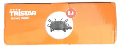 Image de Appareil à fondue 1000w 8 fourchettes noir - Tristar - FO-1107 -