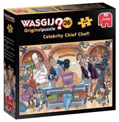 Produktbild von Wasgij Original 26 Die große Promi-Kochshow! 500 Teile Puzzle
