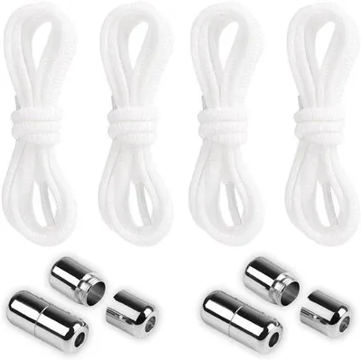 Obrázek produktu pro Elastické tkaničky – 5 mm – 2 páry – zapínání na sportovní a běžecké boty – vícebarevné – 105 cm