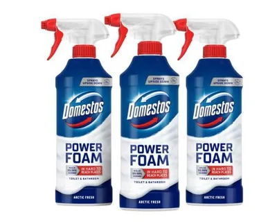 Produktbild von Domestos Power Schaum Spray Arctic Fresh 3x435ml