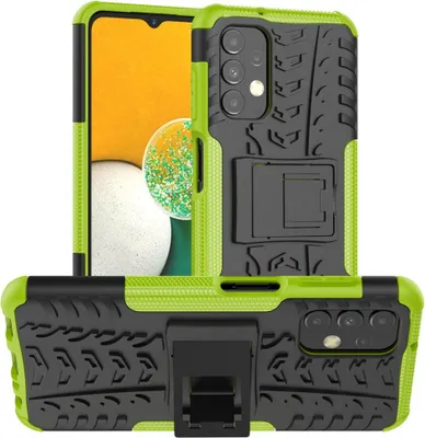 Produktbild von Samsung Galaxy A13 4G Hülle - Coverup Panzer Back Cover mit Ständer - Grün