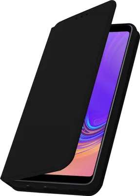 Produktbild von Avizar, Klappetui aus Kunstleder für Samsung Galaxy A9 2018, Schwarz