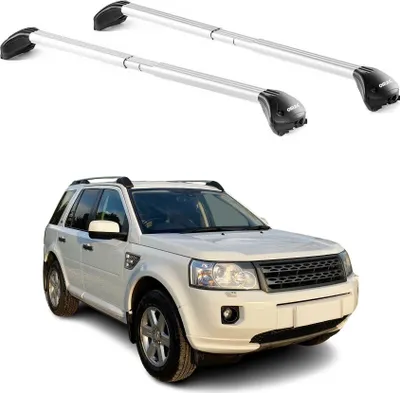 Produktbild von Dachträger Grundtäger für Land Rover Freelander 2 2007-2015 100kg Alu Silber ABE