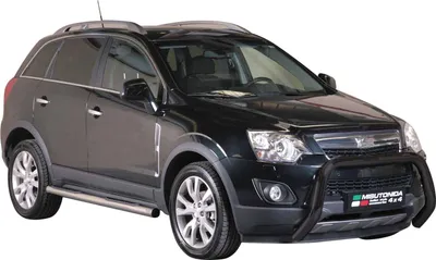 Zdjęcie produktu dla Listwa ochronna zderzaka przedniego do Opel Antara 2011-2015 ø76mm stalowa czarna ochronna