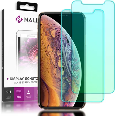 Obrázok produktu pre NALIA 2 balenia ochranného skla pre iPhone 11 Pro / iPhone X XS, ochranná fólia na displej