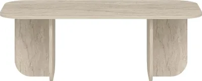 Produktbild von Skye Decor, Becaj - Travertine, Couchtisch, Travertin, 100% MELAMINBESCHICHTETE SPANNPLATTE, 120 x 60 x 41,4 cm