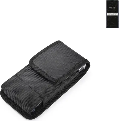 Produktbild von Holster Gürteltasche kompatibel mit Oukitel C25 Holster Gürtel Tasche wasserabweisend Handy Hülle Schutz Hülle Outdoor schwarz K-S-Trade