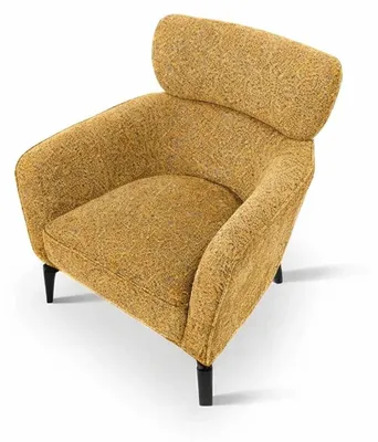 Obrázek produktu pro Moderní křeslo s pohodlným čalouněním, elegantním vzhledem a kovovými nohami