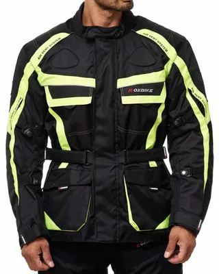 Produktbild von Textil Motorradjacke Herren wasserdicht Protektoren Motorrad Jacke belüftet 5XL